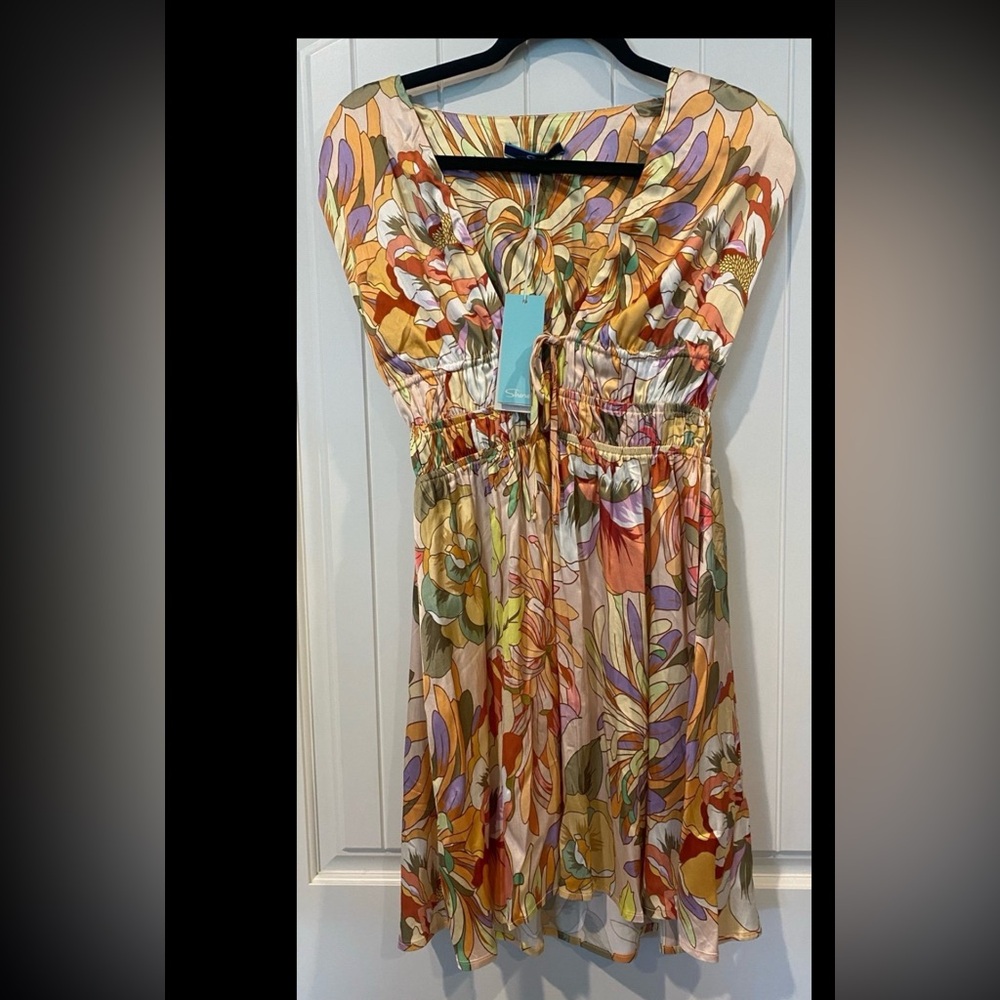 Shore Pompas springs mini party dress size Large NWT